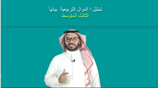 تمثيل الدوال التربيعية بيانيا-ج1-الثالث المتوسط-الفصل الدراسي الثالث