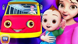 Wheels on the Bus Song - Baby Starts Crying -ChuChu TV Funzone Nursery Rhymes for Toddlers