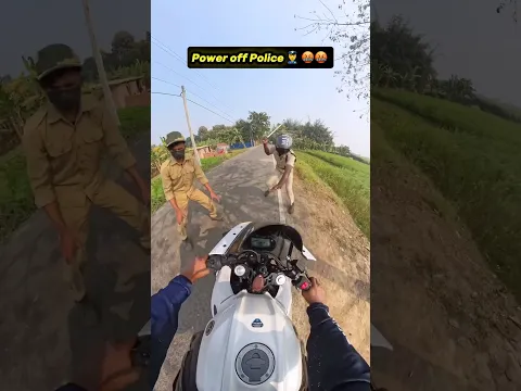 police ko rider ne tang kiya police ka gussa #police