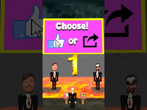 Help cameraman to choose between gman but he is MrBeast and Mr Beast but he is GMAN