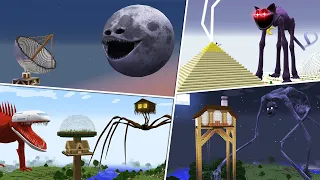 COMPILATION OF BEST SHIN GIANT MONSTERS 😱 in Minecraft | Gameplay