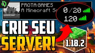 Como CRIAR um SERVIDOR de Minecraft FÁCIL e RÁPIDO / HOSTEADO 24/7