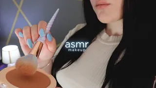 ASMR Doing Your Makeup 🌸💄 Realistic Layered Sounds (Up Close, Personal Attention, No Talking)