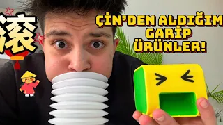 ÇİN'DEN ALDIĞIM GARİP ÜRÜNLERİ DENİYORUM!  #ürüninceleme #alışveriş