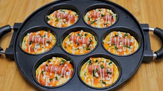 Viral‼️ Buatnya cuma diaduk jadi cemilan mewah ‼️ Pizza Mini Ekonomis