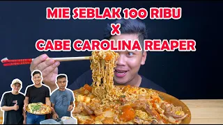 MAKAN SEBLAK 100 RIBU JADI SATU PAKE CABE TERPEDAS DIDUNIA