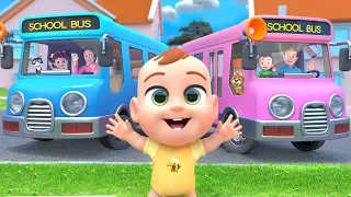 Wheels Go Round with Love | Lalafun Nursery Rhymes & Kids Songs