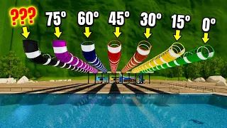 I Tested 7 Water Slides From 0° to ???°… 😱 II For Kids II