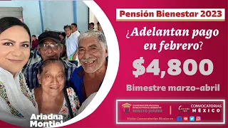 ⚠️ ATENCIÓN 🚨 ¿Adelantarán pago de marzo en febrero por $4800 y $9600 Pensión Bienestar
