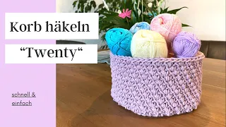 einfachen Korb häkeln   Twenty