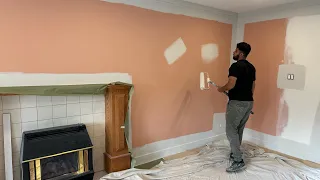 How to paint walls at home with roller