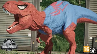 NEW Modded Dinosaur Skins: Crimson Mecha, Black Symbiote & Green Giant Ultimate Dinosaurs Battle