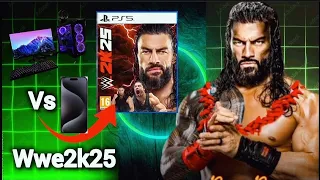 Wwe2k25 Game Play IN Phone Vs PC 😱| Roman Reigns Wwe2k25 Game Wrestling🤼‍♂️ Date Annouce