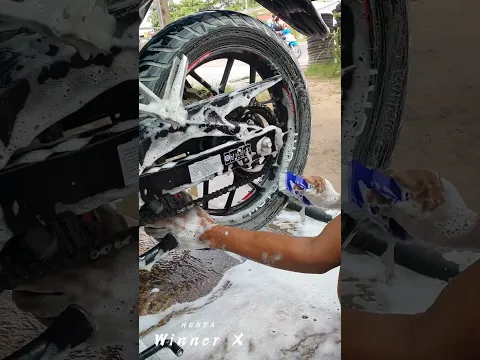Wash after traveling through mud