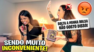 FUI ABSURDAMENTE INCONVENIENTE NA CASA DA PAMELLA E OLHA NO QUE DEU 😳