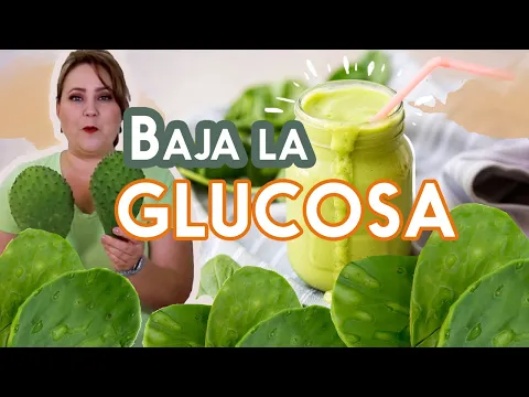 Licuado de Nopal para glucosa Alta