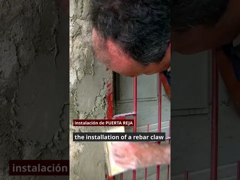 Cómo amurar una puerta de seguridad con mortero de arena y cemento
