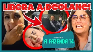 🐔AFazenda14: Baixou polícia! Irmãs Bezerra lideram baderna na porta da Fazenda pra resgatar Deolane