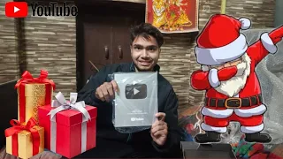 finally YouTube silver play button a Gaya #silverplaybutton #youtuber #youtubegift
