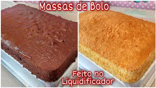2 Sabores de Massas de Bolo Fofinha feita no Liquidificador para Bolos de Aniversário e Bolo de Pote