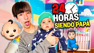 24 HORAS SIENDO PAPÁ 🫃🏻🍼 ME QUEDÉ POBRE 💰😭!