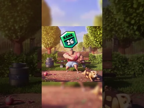 Brawl stars Grandpa Rank Up 35 #shorts