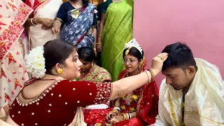 নতুন বউ আজ প্রথমবার শ্বশুরবাড়ি এল..কতদিনের অপেক্ষার আজ অবসান হলো