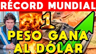 RÉCORD MUNDIAL: PESO LE GANA AL DÓLAR GRACIAS A MILEI, LLEGA A $1.000 Y NO PARA DE BAJAR