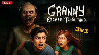 [LIVE🔴] NEW MULTIPLAYER MODE | GRANNY ESCAPE TOGETHER LIVE #shorts #granny