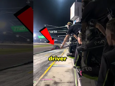 This Car Caught Fire Right After a Pit Stop 🤯