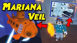 Fisch Mariana's Veil - Submarine, Crystal, Leviathan in Roblox Fisch Shady Bazaar