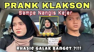 PRANK KLAKSON RIEKE !! BUMIL  DIMARAHIN ABIS-ABISAN ?!!