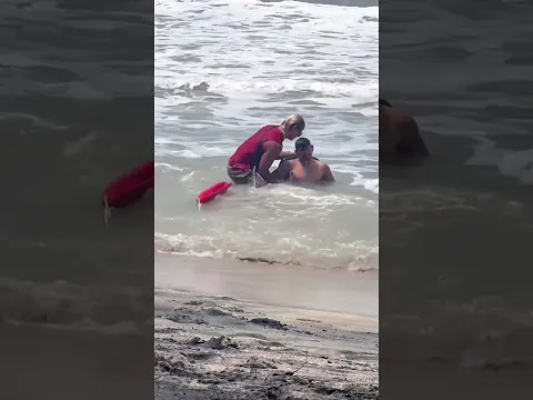 Lifeguard and Human at The Beach