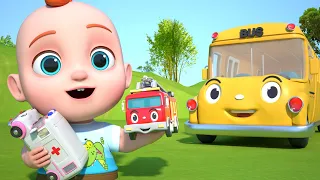 As Rodas do Ônibus | Músicas Infantis - Aprenda os veículos | Leo em Português