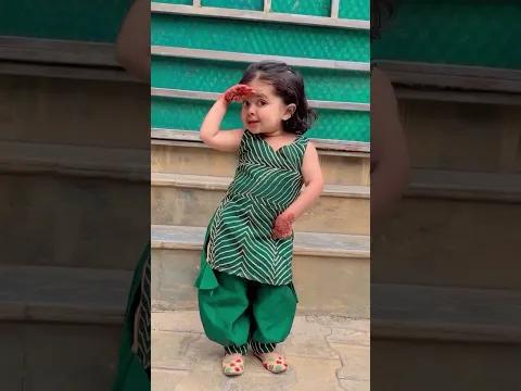 Gaj ka Ghungat💚 #viral #aapkidishu #youtubeshorts #shorts #cute