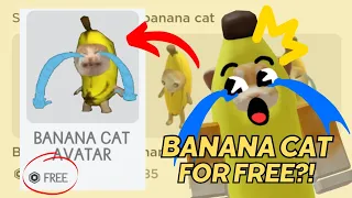 HOW TO GET ROBLOX BANANA CAT FOR FREE (TUTORIAL) 😺🍌