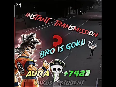 bro uses instant transmission 💀🗿🔥
