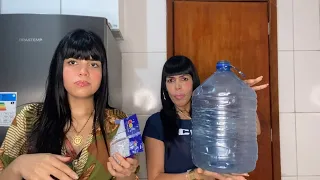FIZEMOS O DOCE  DENTRO DA GARRAFA GIGANTE / frozen honey jelly