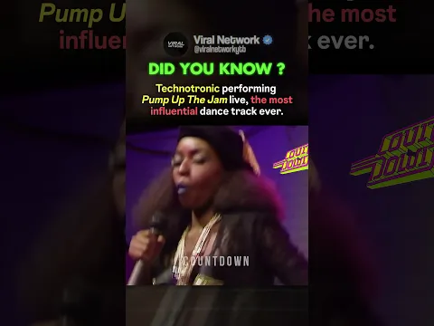 Technotronic's "Pump Up The Jam" Live in 1989 Still Goes Hard 🔥🎶