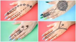 Easy And Beautiful Back Hand Mehndi Design | Mehndi Design | Easy Mehndi Designs | Creative HeArt