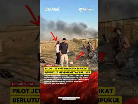 PILOT JET TEMPUR F-15 AMERIKA BERLUTUT DAN MEMOHON AGAR TIDAK DIHAKIMI