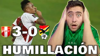 BOLIVIA vs PERU *GOLEADA* | Reacción de HINCHA BOLIVIANO *re caliente* | Eliminatorias Qatar 2022