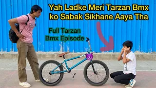 Yah Ladka Meri Tarzan Bmx ko Sabak Sikhane Aya Tha Isko Hi Sabak Mil Gaya Akram Rider #tarzan #bmx