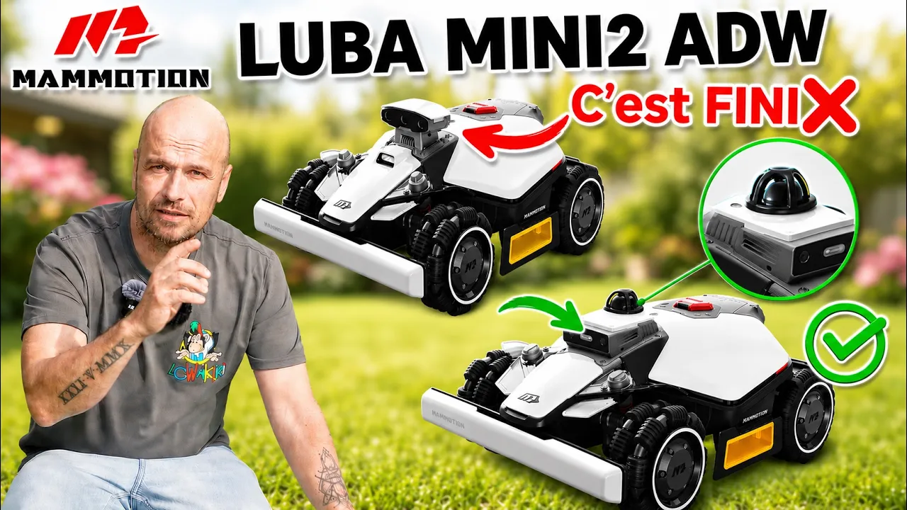 Vid�o-Test de Mammotion Luba Mini par Vincent VinTech