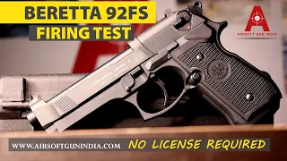 Beretta M92FS  Pistol shooting test