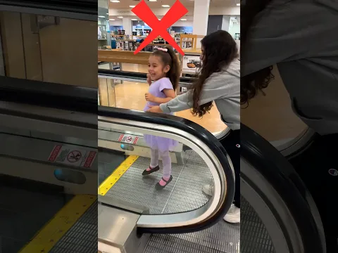 Safety tips in the escalator for Kids #safetytips #kidsvideos #kidsvideo #shorts