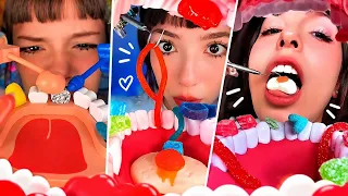 ASMR TEETH CLEANING MOUTH CLEANING🦷🫦🧹#asmr 
