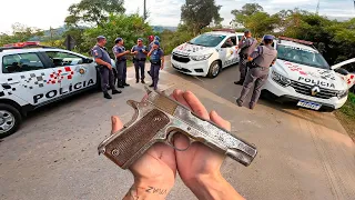 Pesquei uma ARMA e tive que chamar a POLÍCIA