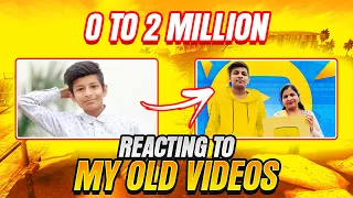 😤 Reacting To My Old Videos - 0 To 2 Million - YouTube Career? - Legend X