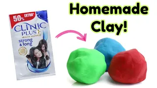 How to make Clay at home Without Glue 🤓💕 Clay making without glue 🌈